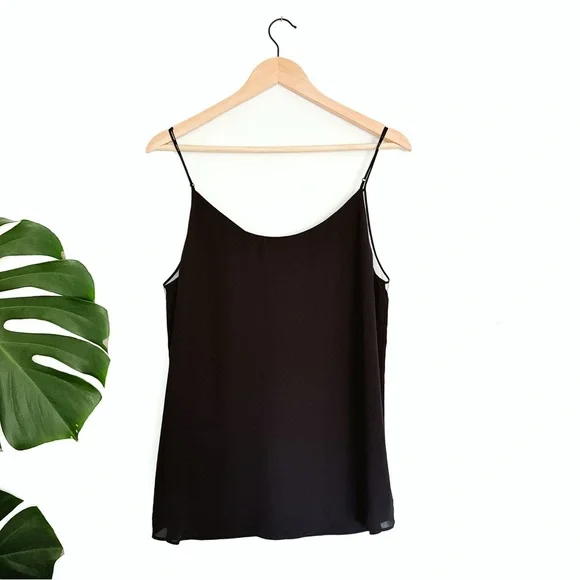 Aritzia Babaton Galen Mesh Camisole Tank Black - Size XS - Picture 7 of 10